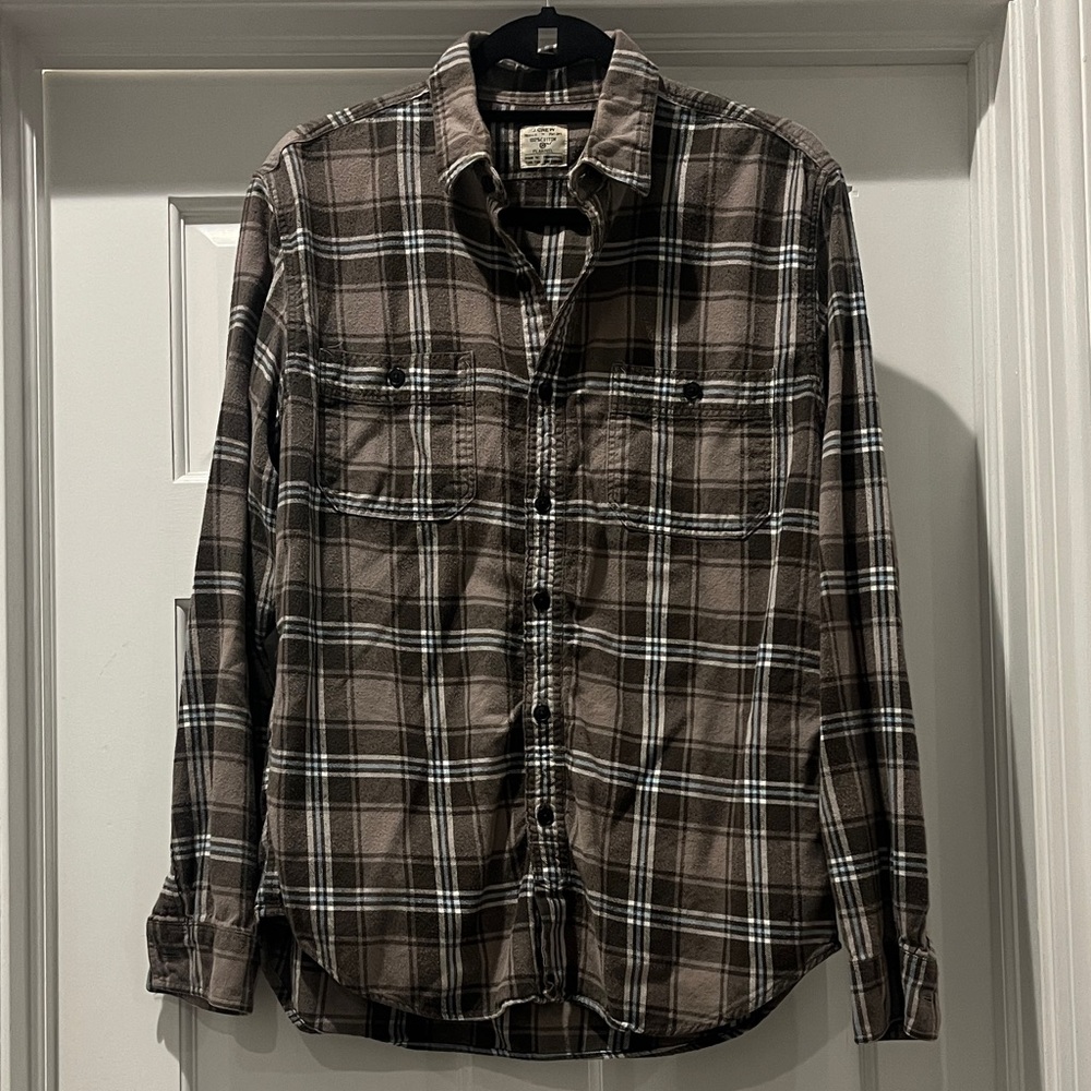 J. Crew Soft Flannel Plaid Shirt